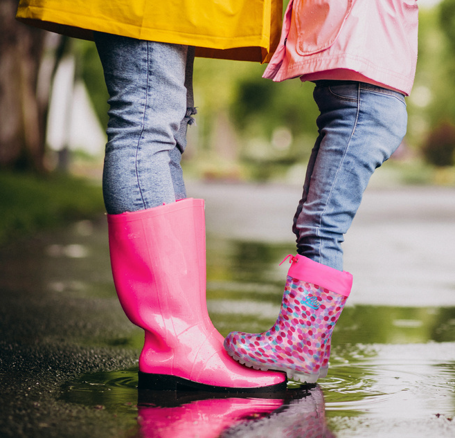 LICO Power Blinky – blinkender Kinder-Gummistiefel in Pink, Rosa und Türkis mit Pünktchenmuster LICO Power Blinky Gummistiefel für Kinder in Pink, Rosa und Türkis mit buntem Punktmuster, Tunnelzug und Blinklicht in der Sohle – ideal für Regentage und Pfützenspaß